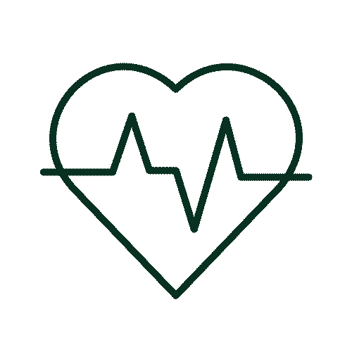 Animierte Grafik mit Gesundheitssymbolen – Vitalität und Wohlbefinden für Vitori.de