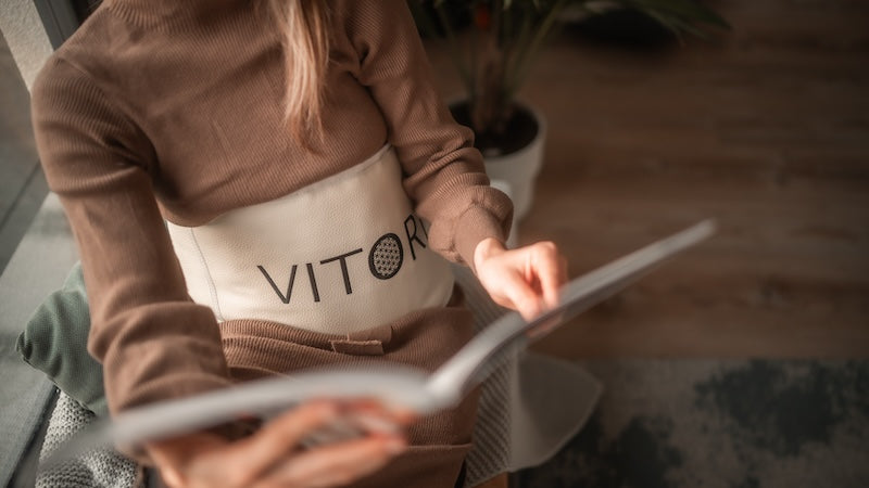 VITORI® Premium Kristallgürtel getragen