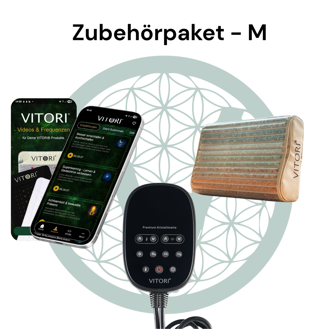 Zubehörpaket Kristallmatte M (Upgrade C, App, Kissen)